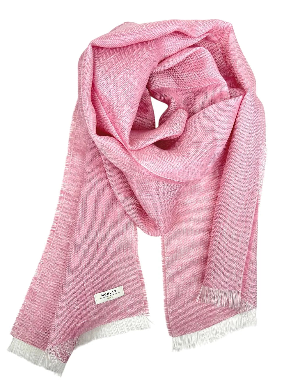 Leinenschal Rose