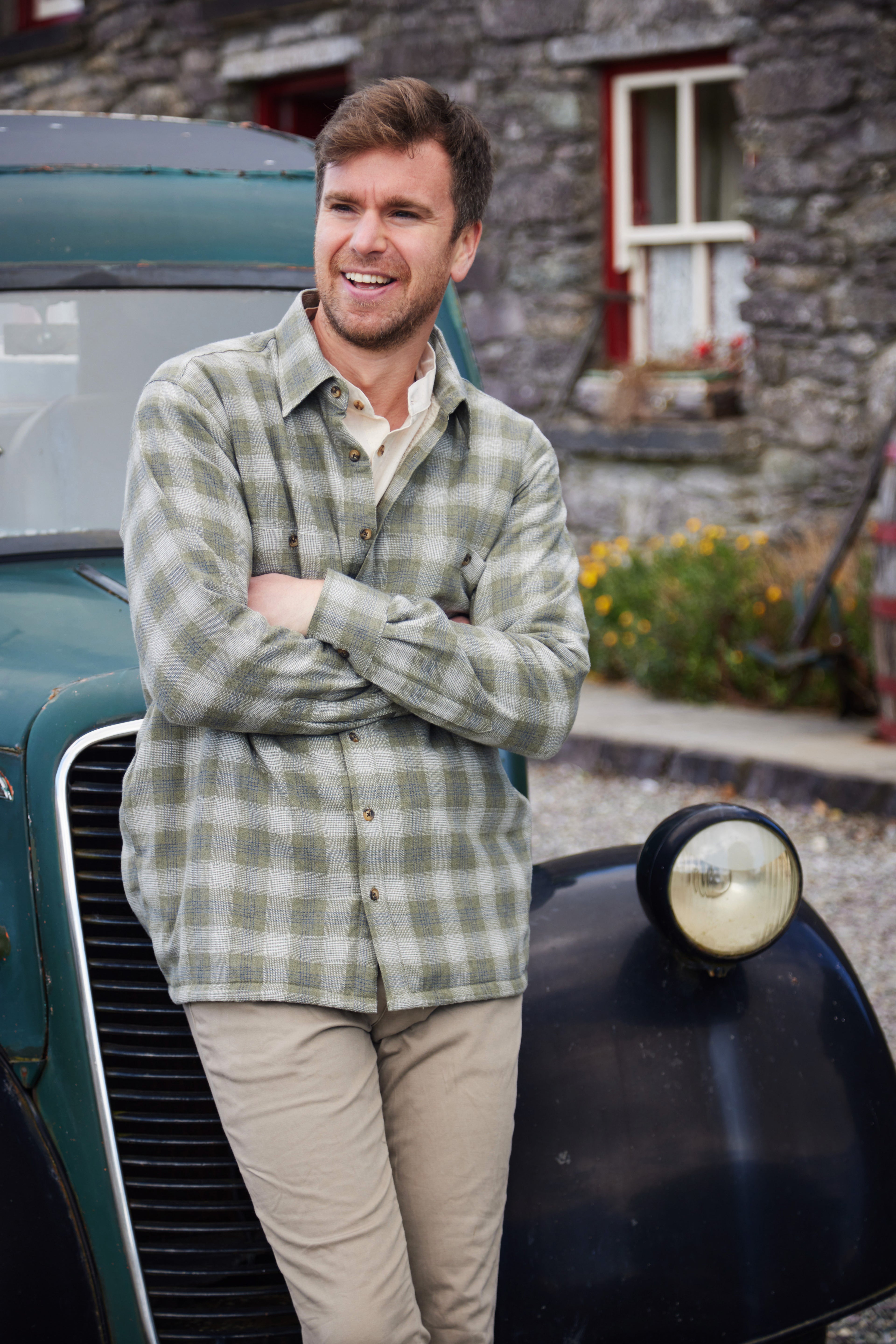 Flanellhemd mit Fleecefutter – Moss Green Plaid