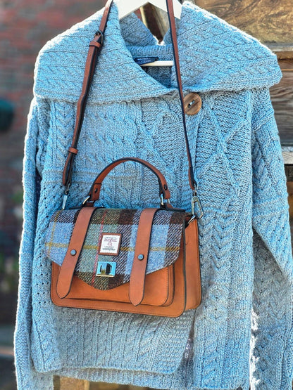 Damen Merino Cardigan mit Knopf und großem Kragen