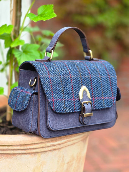 The Melrose Crossbody Navy Over-Check