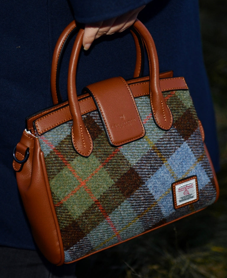 Mini Tiree Tasche Chestnut Blue
