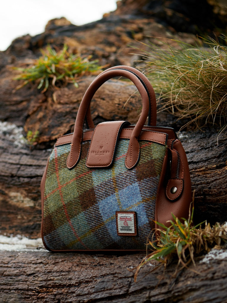 Mini Tiree Tasche Chestnut Blue