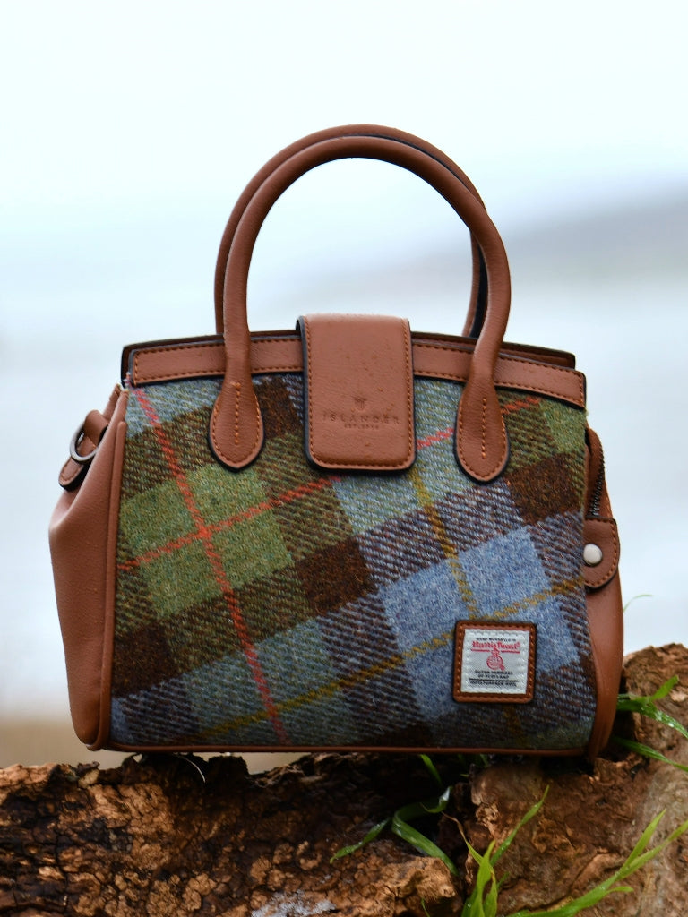 Mini Tiree Tasche Chestnut Blue