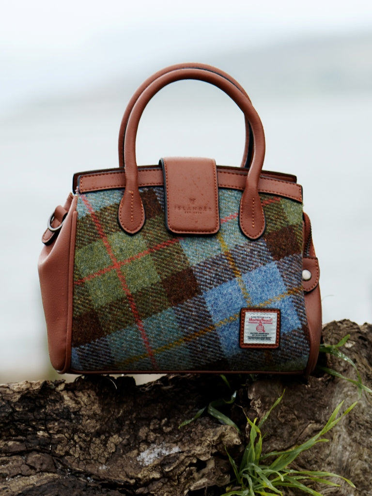 Mini Tiree Tasche Chestnut Blue