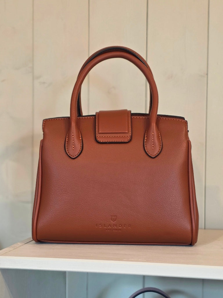 Mini Tiree Tasche Chestnut Blue