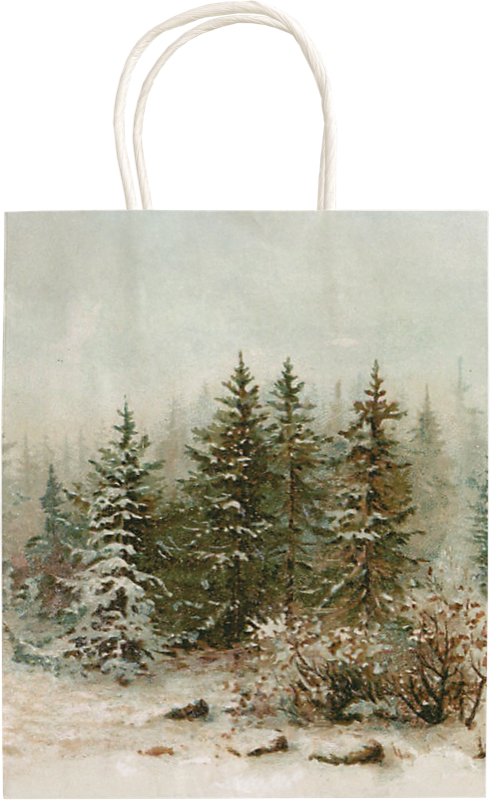 Papiertüte Tannenwald