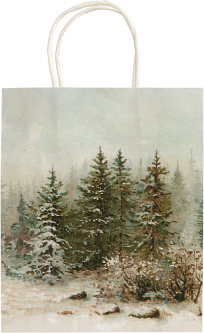 Papiertüte Tannenwald