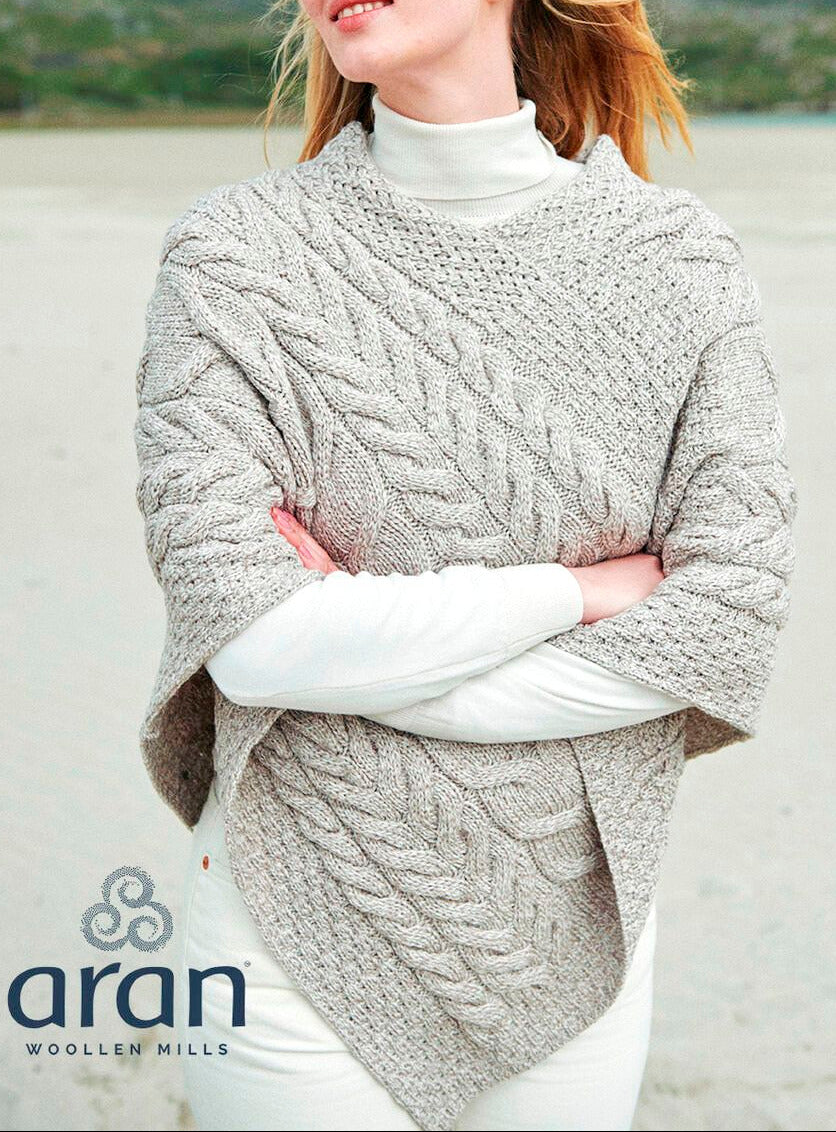 Aran Poncho Hafer