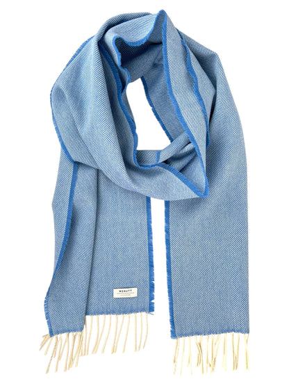 Merino Lambswool Schal Cornflower