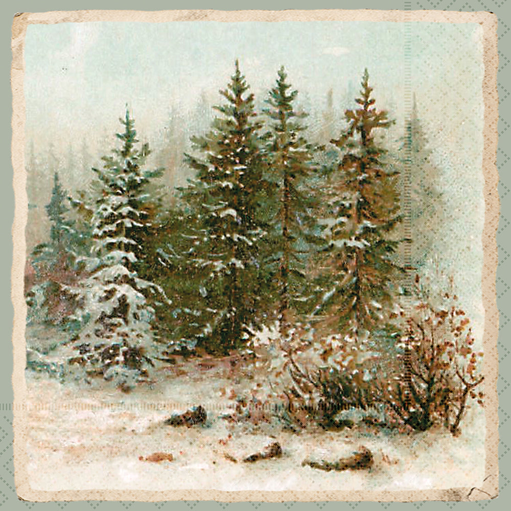 Serviette Tannenwald