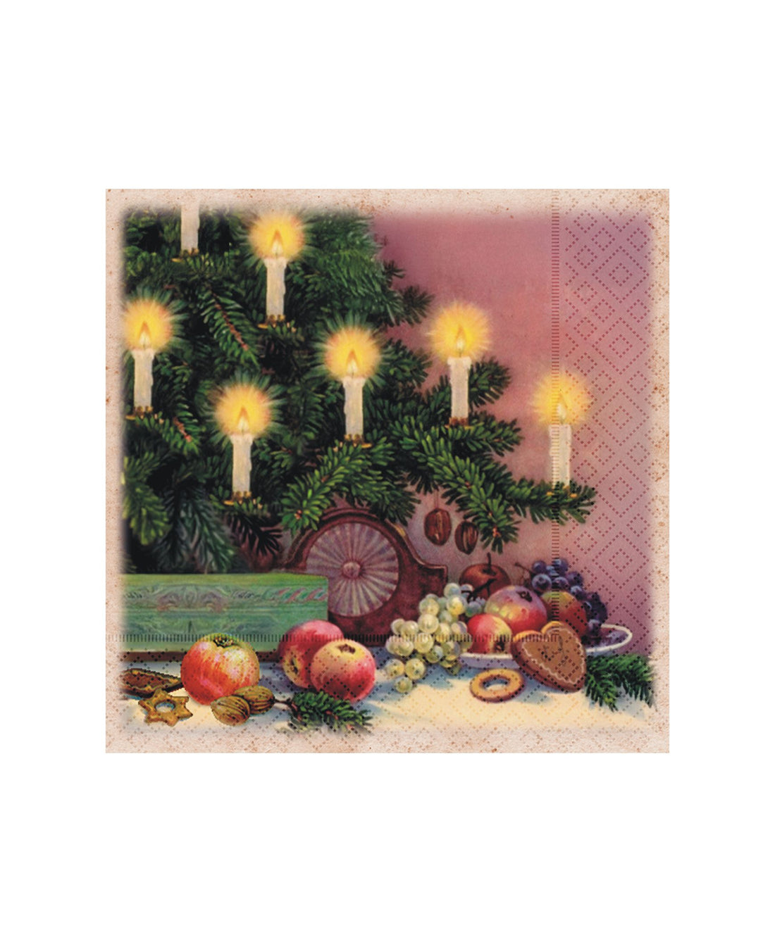 Serviette Weihnachtslichter