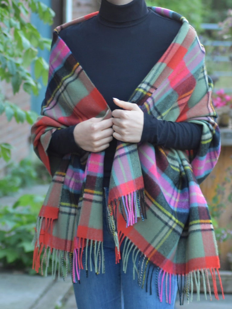 Lambswool Stola Bruce of Kinnaird Ancient Tartan