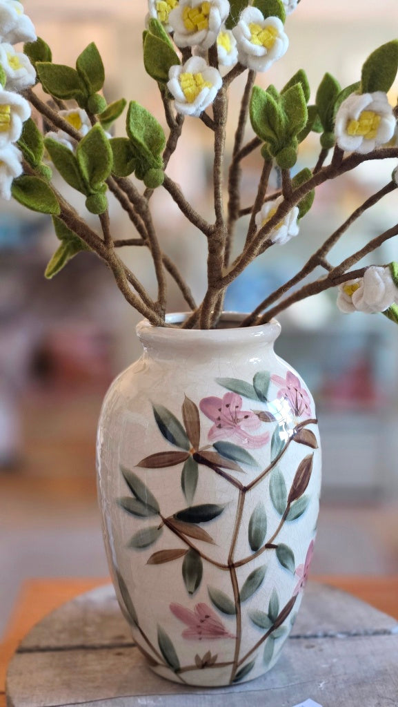 Vase Avium - handbemalt