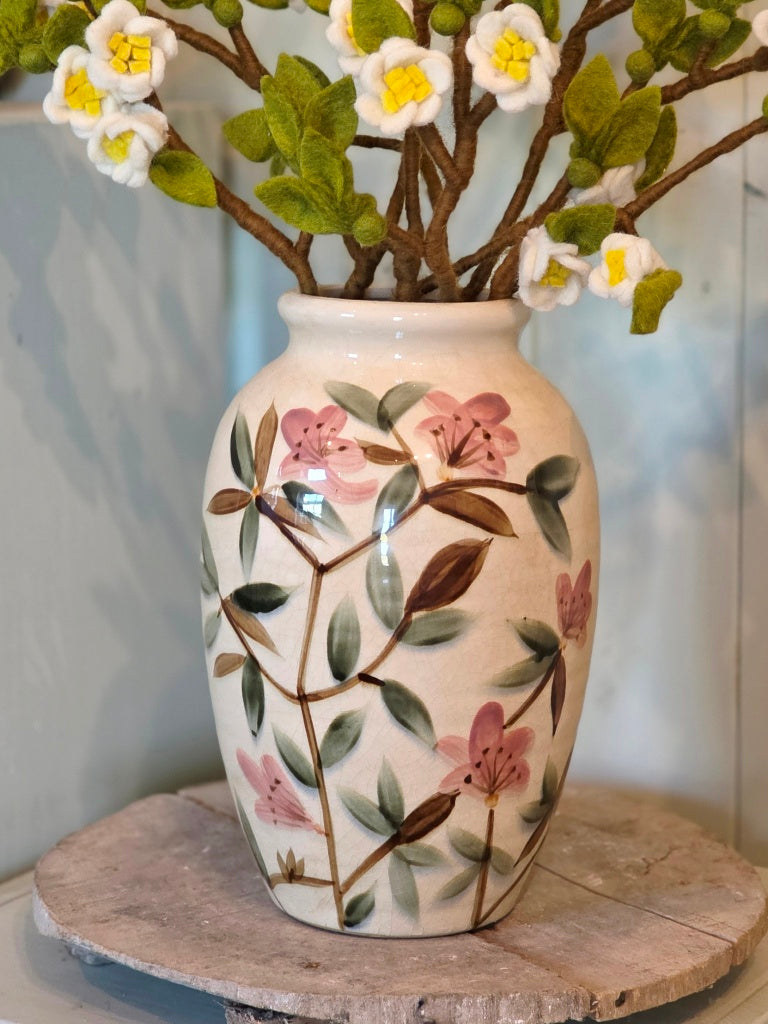 Vase Avium - handbemalt